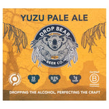 Drop Bear Beer Yuzu Pale Ale Multipack Cans 0.5%   4 x 330ml GOODS M&S   