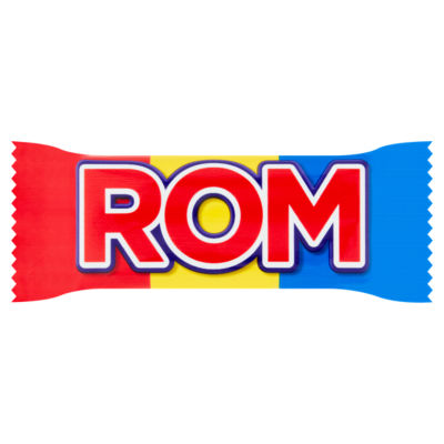 ROM dark chocolate bar with rum filling 30g, imported from the UK