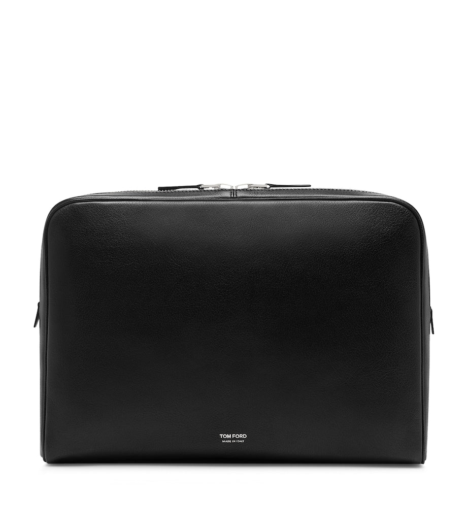TOM FORD leather portfolio pouch 25x34cm, UK version