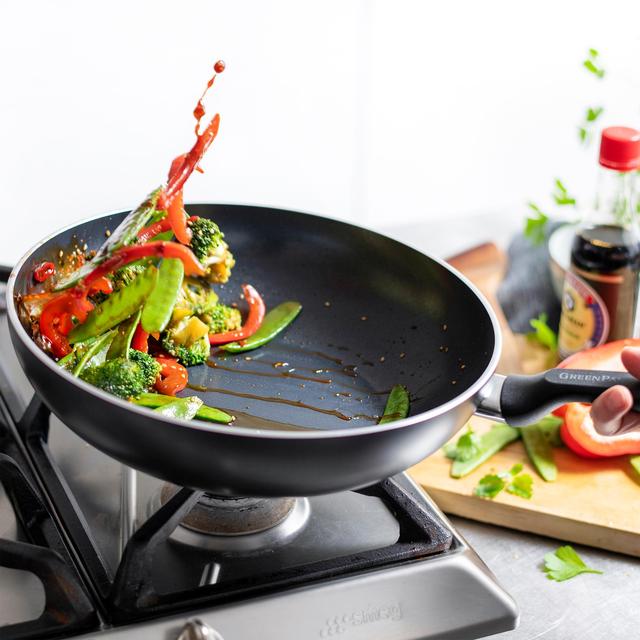 GreenPan Memphis Ceramic Non-Stick 28cm/3.6 Litre Wok GOODS M&S   