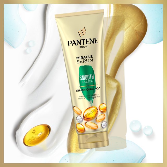 Pantene Smooth & Silky Miracle Serum Conditioner   220ml GOODS M&S   