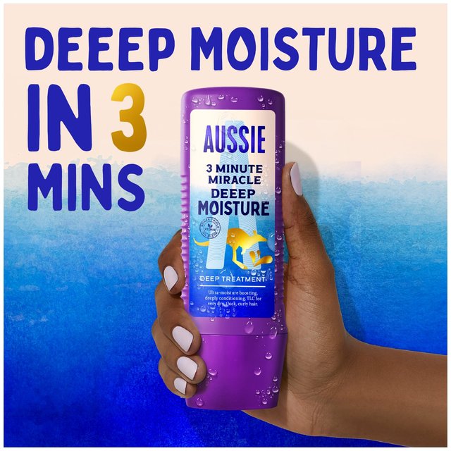 Aussie 3 Minute Miracle Deep Moisture Hair Treatment   225ml GOODS M&S   