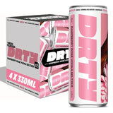 DRTY Raspberry Rose Vodka Seltzer   4 x 330ml GOODS M&S   