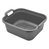 Addis Eco Metallic Silver Recycled Plastic Washing up Bowl 10 Litre GOODS M&S   