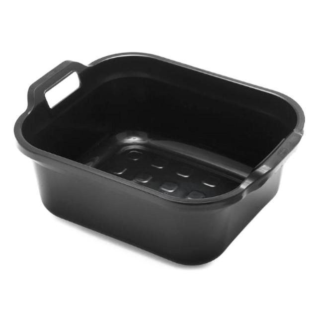 Addis Eco Black Recycled Plastic Washing up Bowl with Twin Handle 10 Litre GOODS M&S   