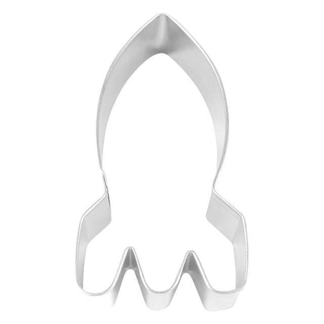 Anniversary House Space Rocket Tin-Plated Cookie Cutter GOODS M&S   