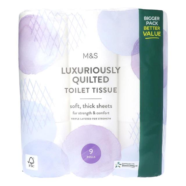 M&S Quilted Toilet Tissue   9 per pack GOODS M&S   