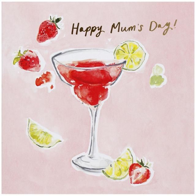 M&S Cocktail Mother's Day Card