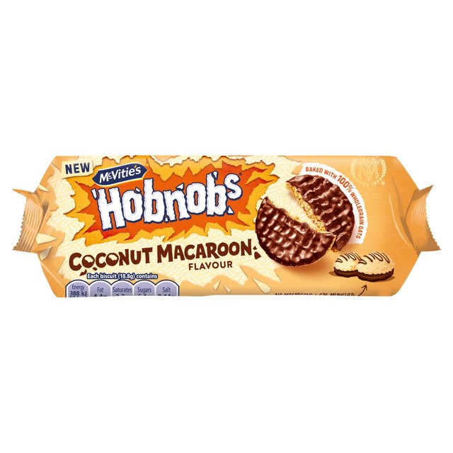 McVitie's Hobnobs Chocolate Coconut Macaroon Biscuits   262g GOODS M&S   