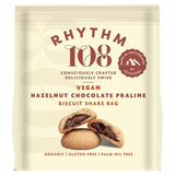 Rhythm 108 Swiss Vegan Hazelnut Chocolate Praline Biscuit Share Bag   135g GOODS M&S   