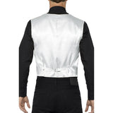 Smiffys sequin waistcoat silver costume accessory - British product