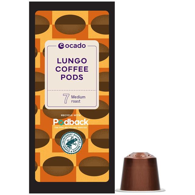 Ocado Lungo Coffee Pods   10 per pack GOODS M&S   