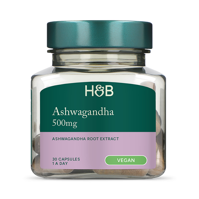 Holland & Barrett Ashwagandha 500mg 30 Capsules, UK version