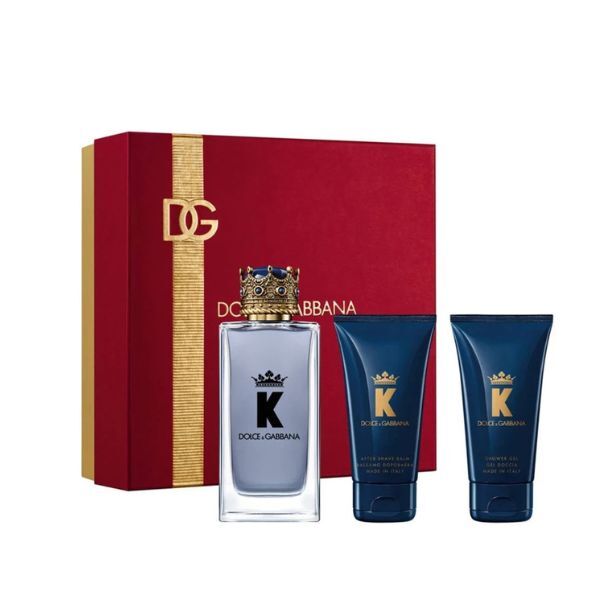 Dolce & Gabbana K gift set EDT 100ml grooming balm - British product