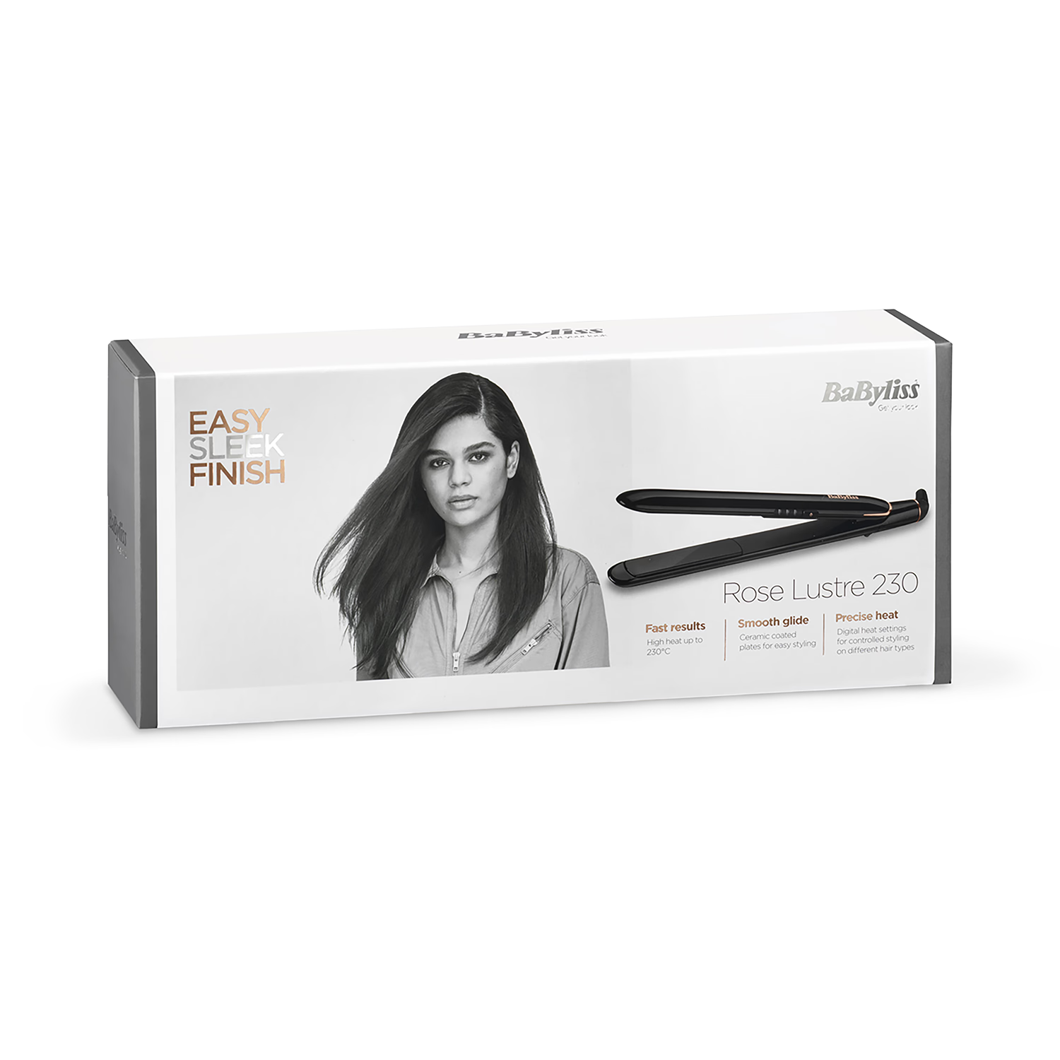 BaByliss Rose Lustre hair straightener 2515DU, UK version