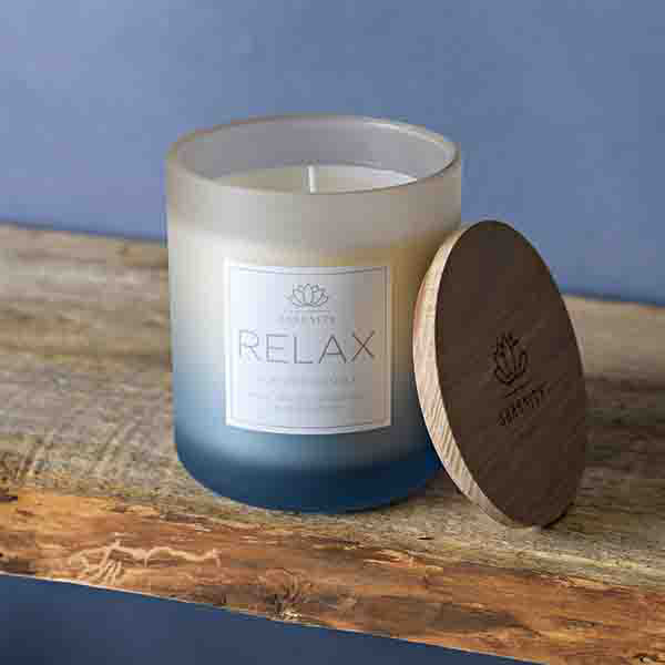 Serenity Relax Candle 270g Rose & Spiced Cardamon 270gm