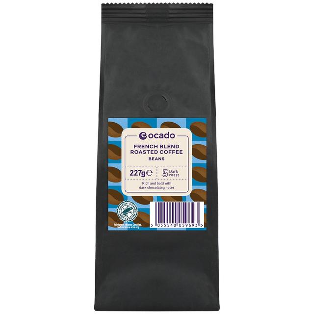 Ocado French Blend Roasted Coffee Beans   227g