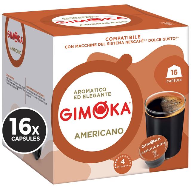 Gimoka Dolce Gusto Pods  Americano   16 per pack GOODS M&S   