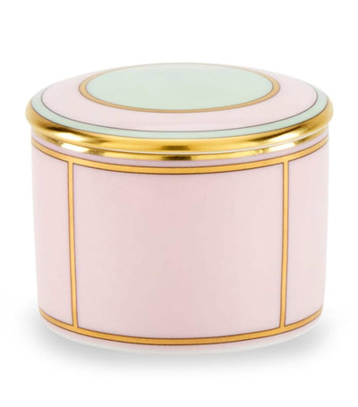 Harrods GINORI 1735 Porcelain Colonna Diva Rosa Trinket Box- Buy online at McGrocer