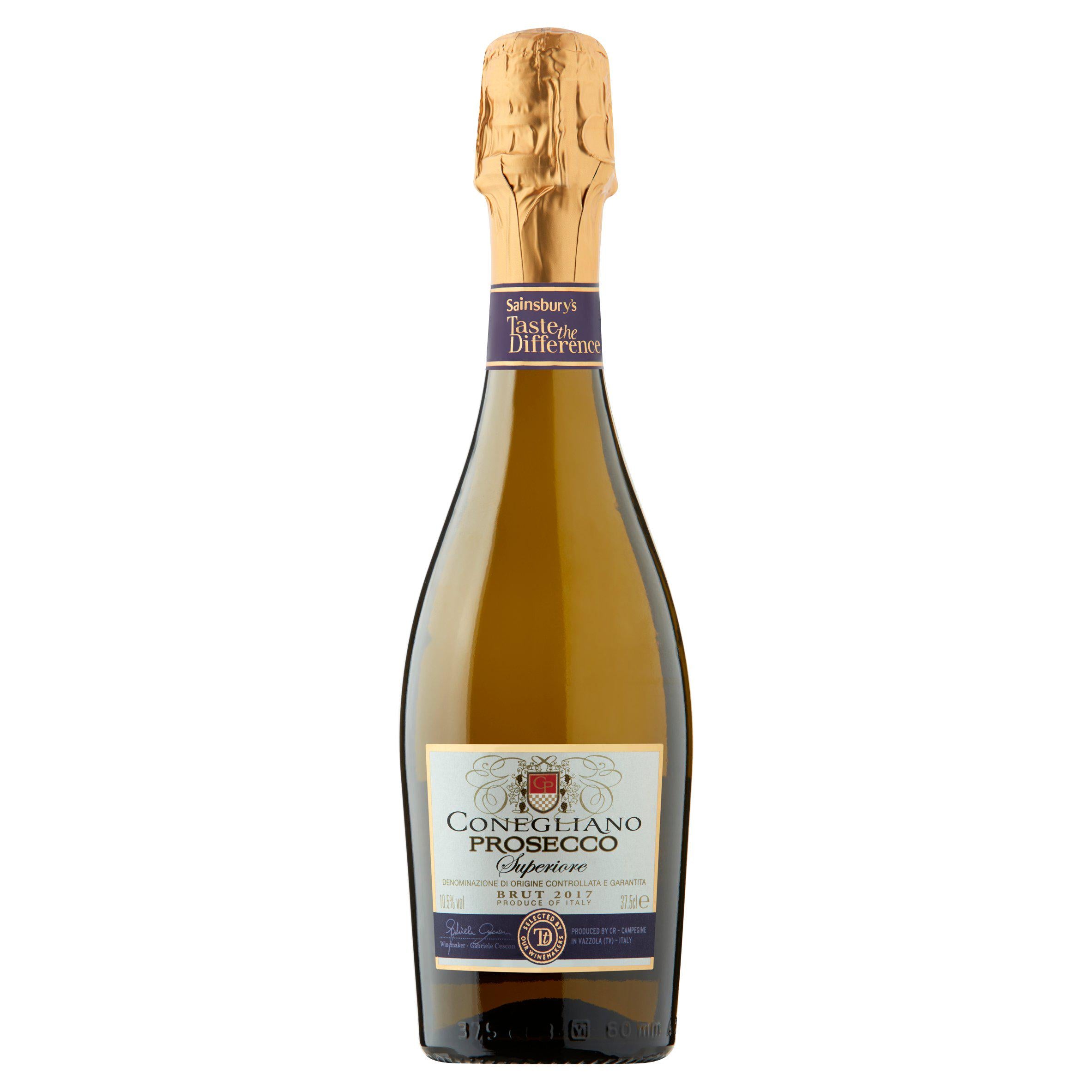 Sainsbury's Conegliano Prosecco, Taste the Difference 37.5cl GOODS Sainsburys   