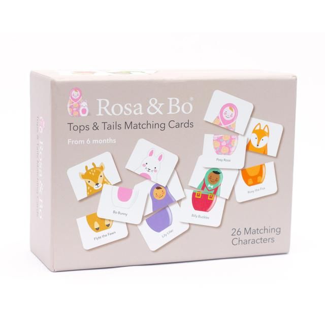 Rosa & Bo Card Game Tops & Tails Matching for Toddlers and Preschoolers GOODS M&S   