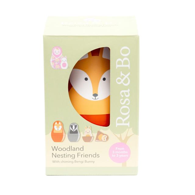 Rosa & Bo Stacking Toys - Woodland Nesting Babies for Babies & Toddlers