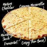 Chicago Town Crispy Chicago Thin Cheese Large Pizza   439g GOODS M&S   