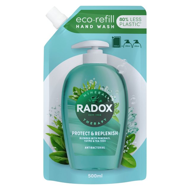 Radox Pouch Protect & Replenish Liquid Hand Wash Pouch   500ml GOODS M&S   