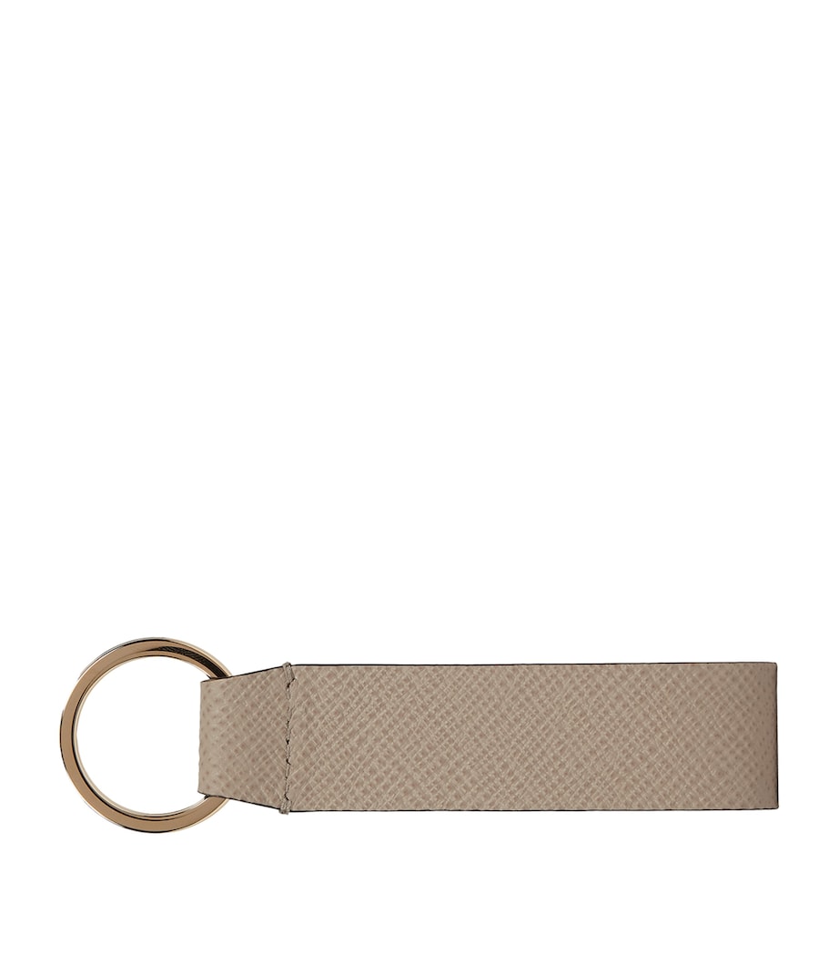 Smythson leather Panama keyring crossgrain calf, UK version