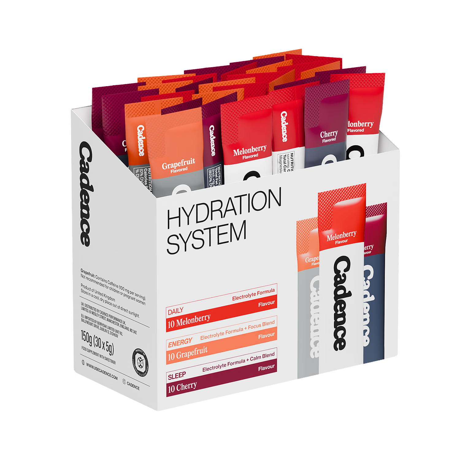 Cadence The Stack variety pack 30 sachets, UK version