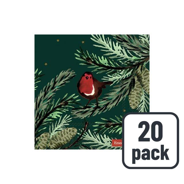 Emma Bridgewater Norway Spruce Robin Napkins   20 per pack