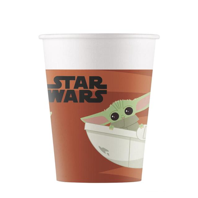 Star Wars Mandalorian Paper Party Cups   8 per pack