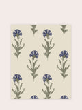 Laura Ashley dusky seaspray blue dandelion wallpaper sample A4 (British brand)