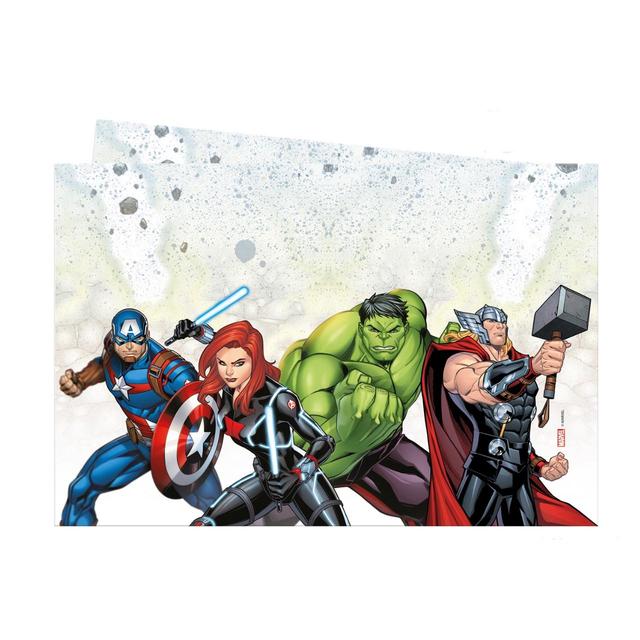 Avengers Plastic Table Cover 120X180cm GOODS M&S   