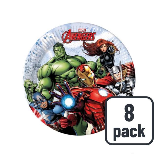 Avengers 23cm Paper Party Plates   8 per pack