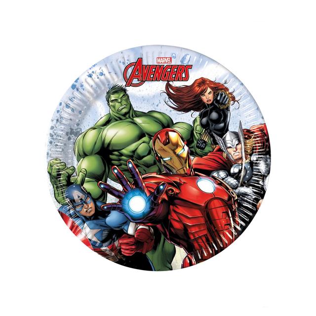 Avengers 23cm Paper Party Plates   8 per pack GOODS M&S   