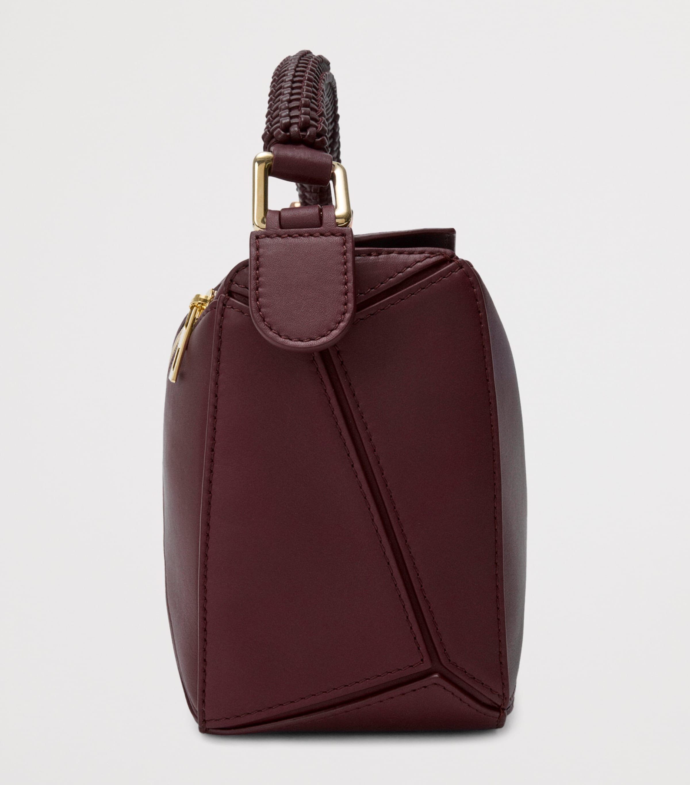 LOEWE Small Puzzle bag woven top handle - British product