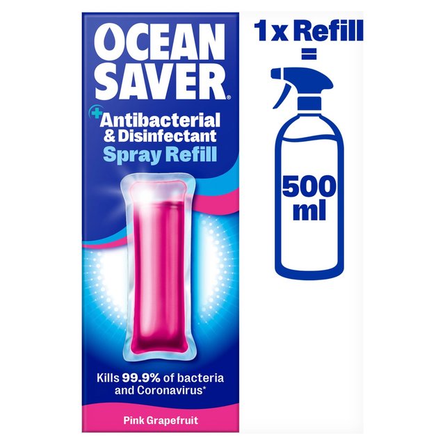 OceanSaver Disinfectant Surface Cleaner Refill Grapefruit   10ml