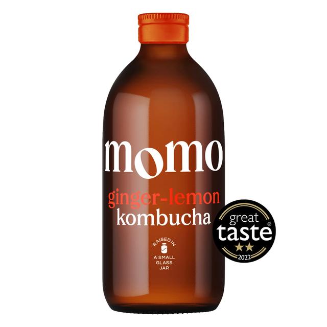 MOMO Kombucha Organic Ginger-Lemon   330ml GOODS M&S   