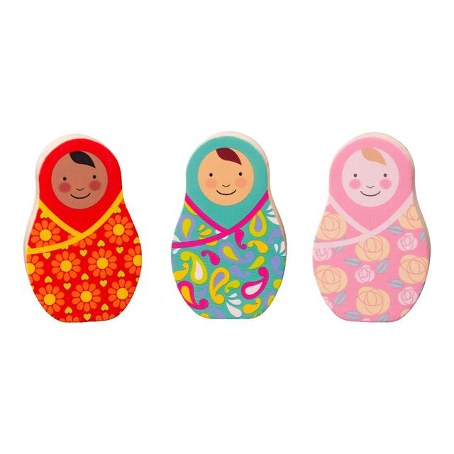 Rosa & Bo Wooden Play Set Characters Little Girls for Toddlers