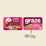 Graze Vegan Cherry Bakewell Snack Bars With Oats   50g GOODS M&S   