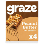 Graze Protein Peanut Butter Vegan Snack Bars   4 per pack GOODS M&S   