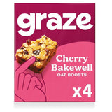 Graze Vegan Cherry Bakewell Snack Bars   4 per pack GOODS M&S   