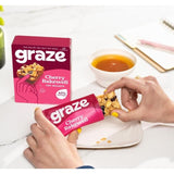 Graze Vegan Cherry Bakewell Snack Bars   4 per pack GOODS M&S   