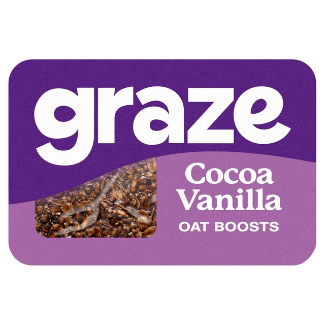 Graze Protein Cocoa Vanilla Vegan Snacks With Oats   50g GOODS M&S   