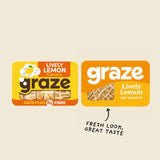 Graze Lively Lemon Snack Bars Wholegrain Oats   50g GOODS M&S   