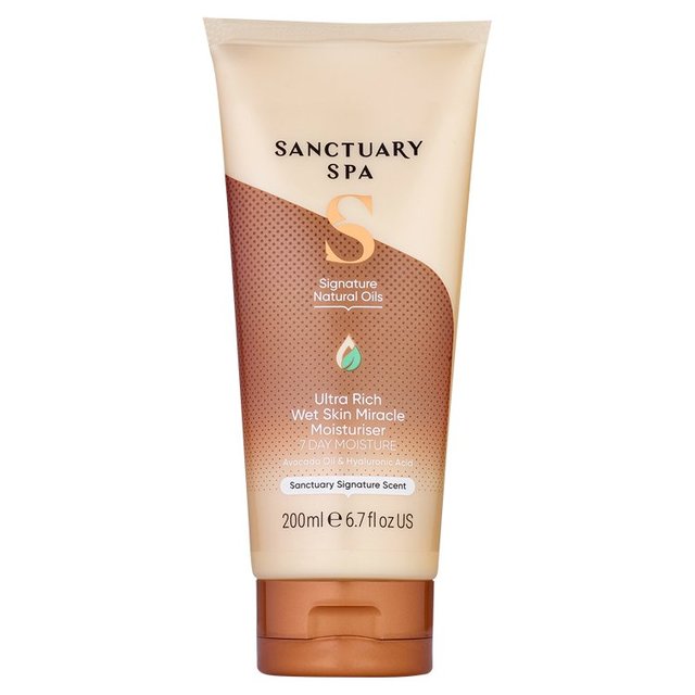 Sanctuary Spa Signature Natural Oils Ultra Rich Wet Skin Moisturiser    200ml GOODS M&S   