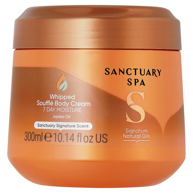 Sanctuary Spa Signature Natural Oils Whipped Souffle Body Cream   300ml GOODS M&S   