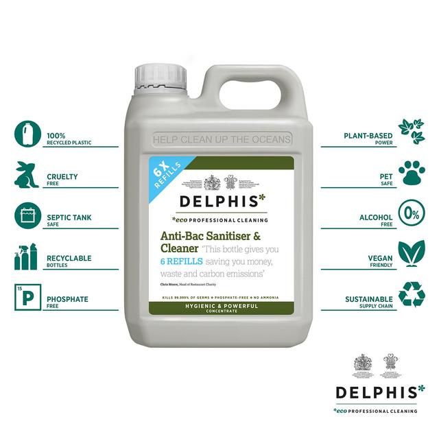 Delphis Eco Anti-Bacterial Sanitiser Spray   2L GOODS M&S   