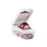 OXO SoftWorks Vegetable Chopper with Easy Pour Opening GOODS M&S   